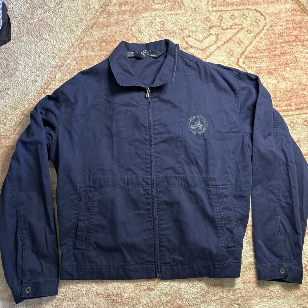 Vintage Polo by Ralph Lauren Navy Lightweight Zip Jacket